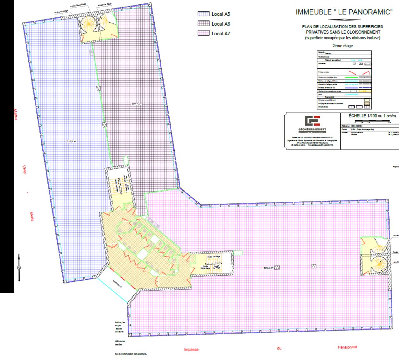 Bureau Lyon 4434m² Location bureau Lyon Rhône OLBUR2108838 44
